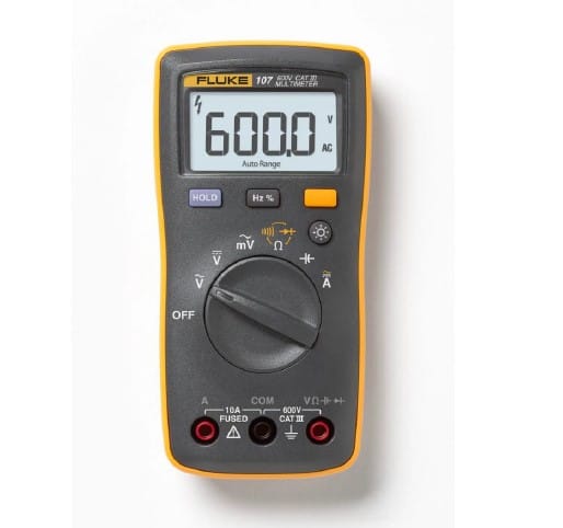 FLUKE ITALIA SRL FLK6101437 FLUKE-107/EUR,MULTIM TASCABIL CAT III 60