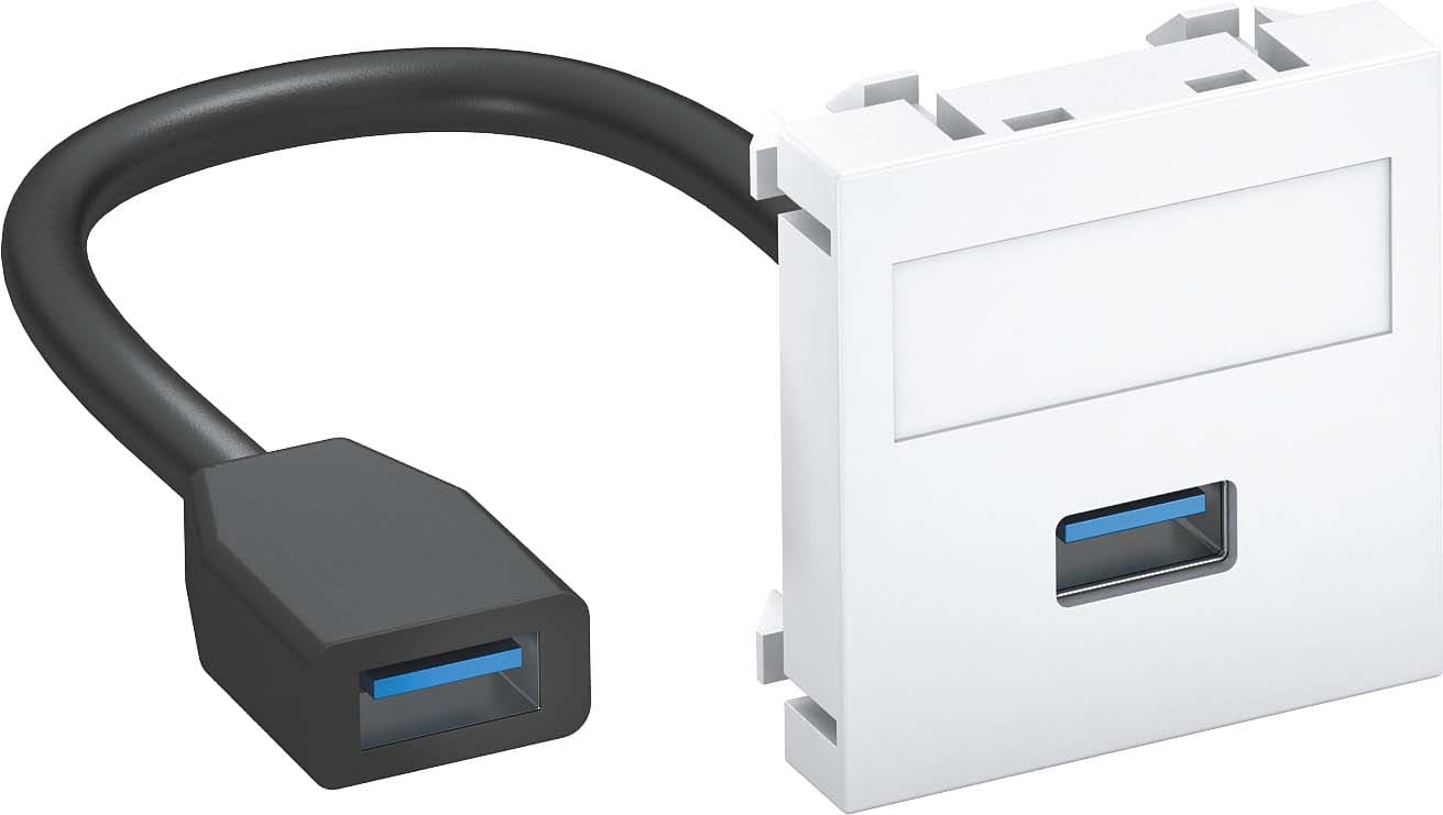 OBO BETTERMANN OBO6104928 MTG-U3A F AL1 SUPPORTO MULTIM., USB 3.0