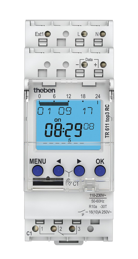 THEBEN SRL THE6110330 TR 611 TOP3 RC INT.T DGT 24H/7G 2M/DIN 1
