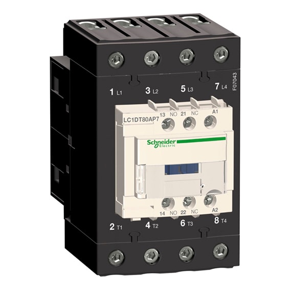SCHNEIDER ELECTRIC - SNRLC1DT80AC7 CONTATTORE 80A 32VAC 4P