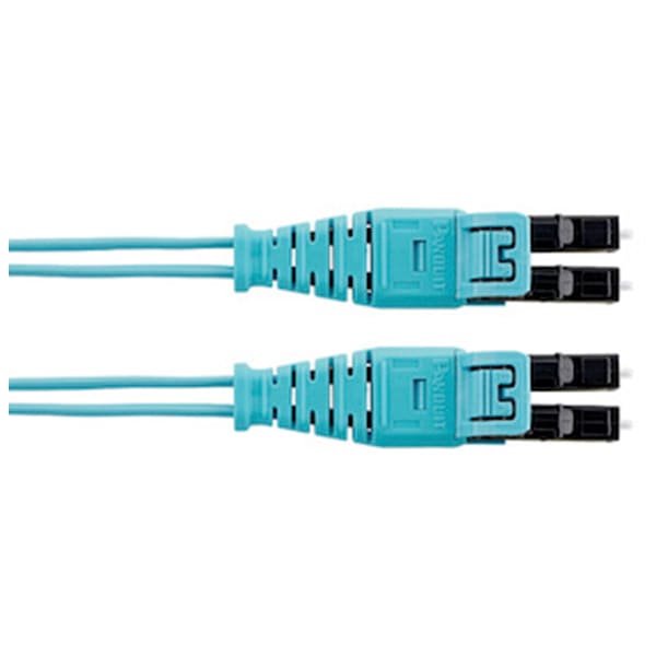 PANDUIT PANFZ2ELQ1Q1SNM005 2 FIBER OM4 PATCH CORD, LC PUSH PULL TO