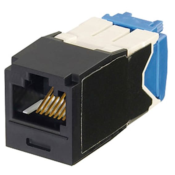 PANDUIT PANCJ6X88TGBL-C THE MINI-COM CAT 6A UTP RJ45 TG JACK MOD