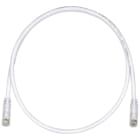 PANDUIT - PANUTPSP30MY COPPER PATCH CORD, CAT 6, OFF WHITE UTP