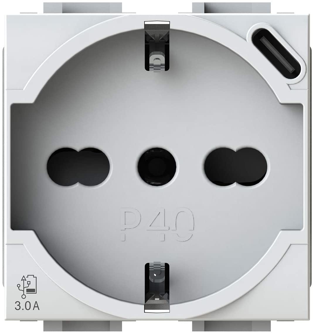 4 BOX SRL 4BX4B.N.P40.USB P40 USB 3.0 BT LIVINGLIGHT BIANCA