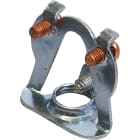 LE PROLUNGHE SAS - PRG613 GANCIO PER SOSP. CON VITI TERRA E TESTA