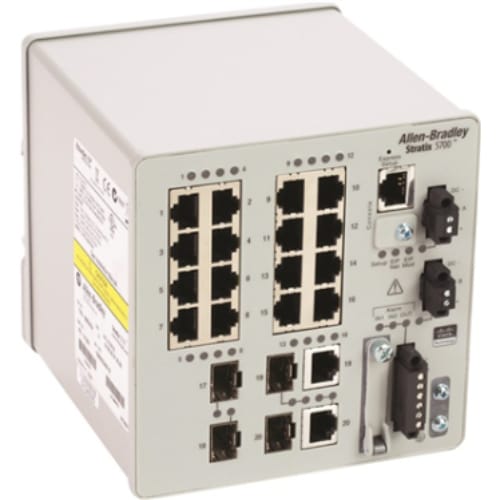 ROCKWELL AUTOMATION RCK1783-ZMS8T8E2TGP ARMORSTRATIX 5700 18 PORT MANAGED SWITCH