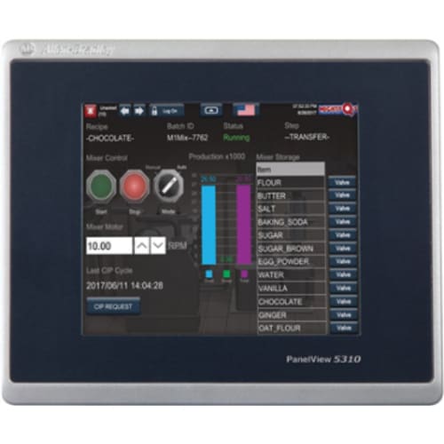 ROCKWELL AUTOMATION RCK2713P-T6CD1 PANELVIEW 5310 GRAPHIC TERMINAL