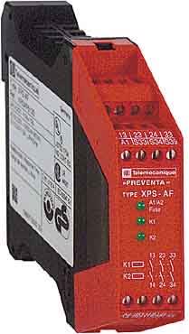 SCHNEIDER ELECTRIC - SNRXPSBAC14AC Modulo di sicurezza, Harmony XPS, controllo emergenza e ripari senza ingressi dedicati, 24 V, morsetti a molla