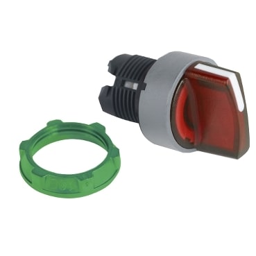 SCHNEIDER ELECTRIC SNRZB5AK1743C0 TESTA SELETTORE LUMINOSO ROSSO GRIGIO