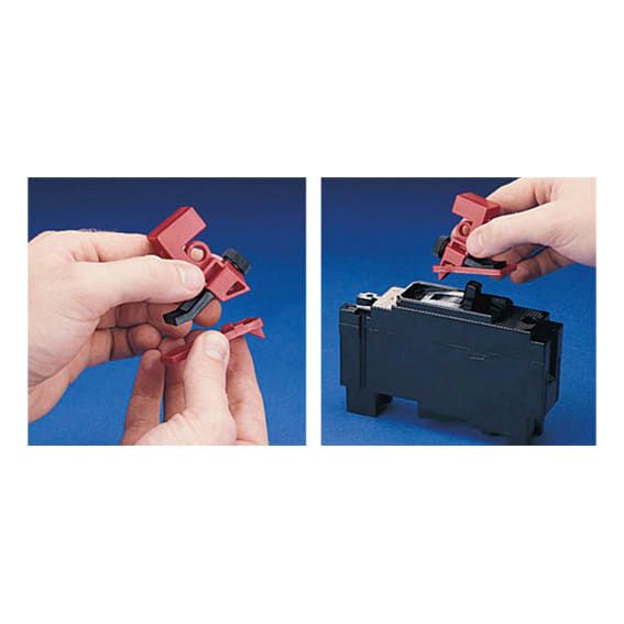 BRADY ITALIA - MOD065404 LOCKOUT CLEAT 277 VOLT GENERAL - 6 PEZZI