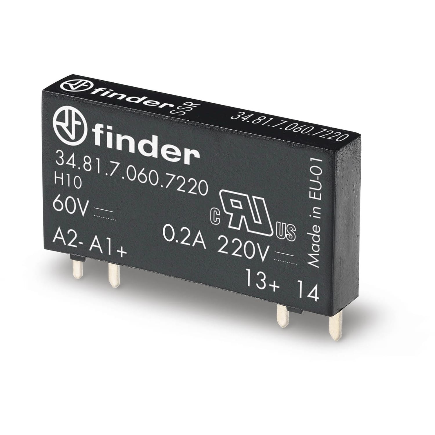 FINDER SPA FIN348170607220 MINI RELE PER C.S. SSR 1NO