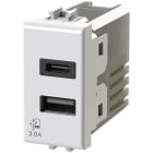 4 BOX SRL - 4BX4B.AM.USB.30 USB 3.0 Bticino Matix Bianca