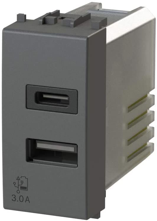 4 BOX SRL 4BX4B.V19.USB.30 USB 3.0 VIMAR ARKE GRIGIO