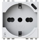 4 BOX SRL - 4BX4B.V19B.P40.USB P40 USB 3.0 Vimar Arkè Bianca