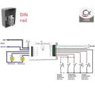 COMBIVOX SRL - CMB62.131 SLIM LIGHT ACTUATOR - MODULO DOMOTICO SU