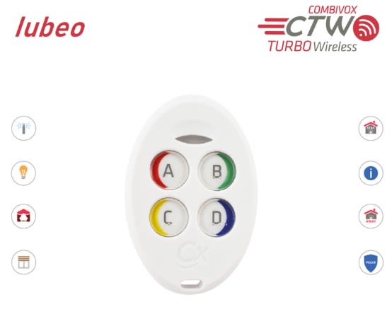 COMBIVOX SRL - CMB62.320 RADIOCOMANDO BIDIREZIONALE IUBEO PRO CTW