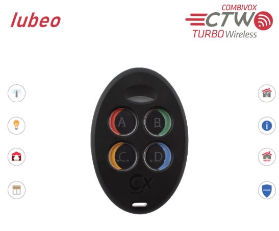 COMBIVOX SRL - CMB62.322 RADIOCOMANDO BIDIREZIONALE IUBEO PRO CTW