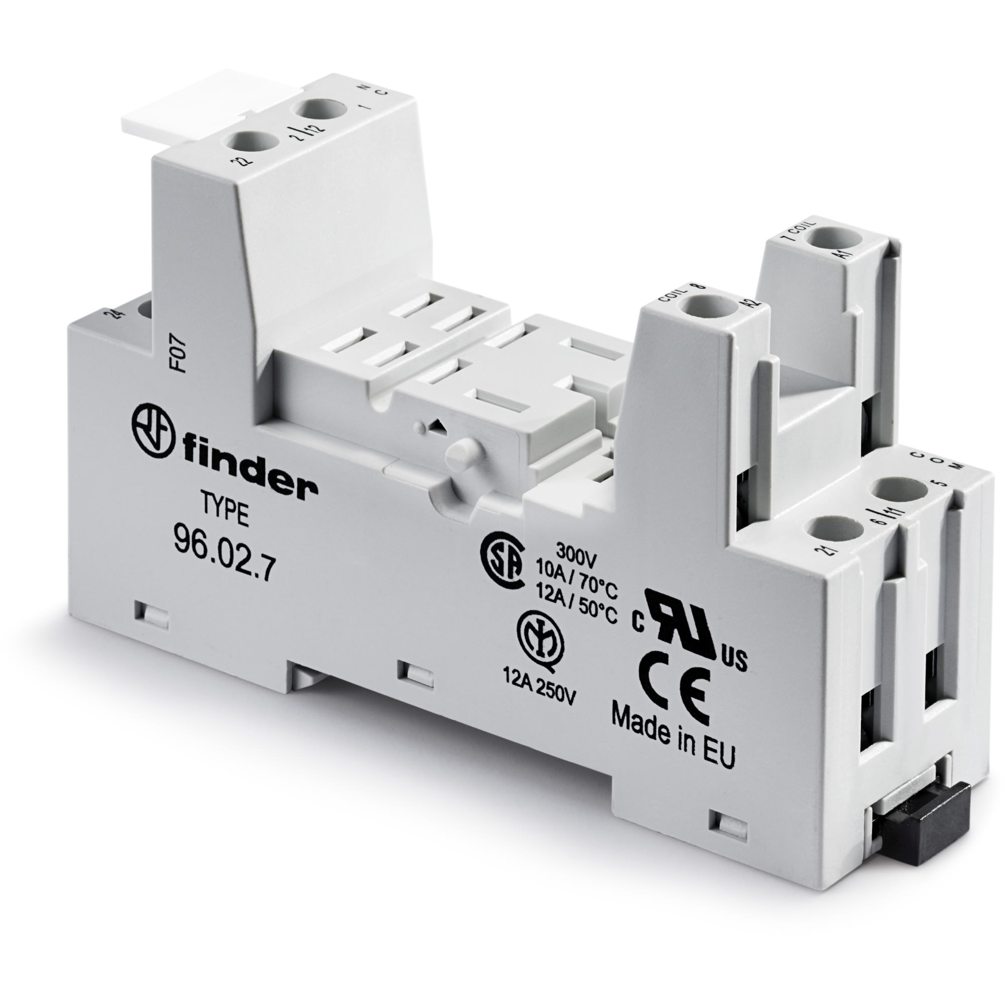 FINDER SPA - FIN96027SMA ZOCCOLO CON MORSETTI A BUSSOLA 2P S.56