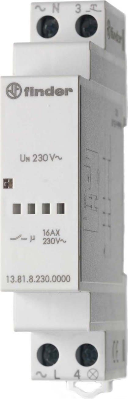 FINDER SPA FIN138182300000 RELE IMPULSI DIN 17.5MM 1NO 16A
