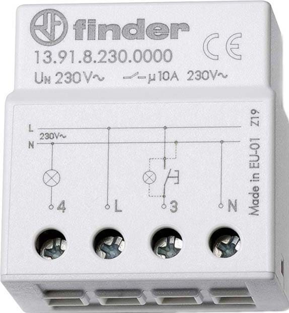 FINDER SPA FIN139182300000 RELE IMPULSI TEMP. 10MIN INCASSO 1NO 10