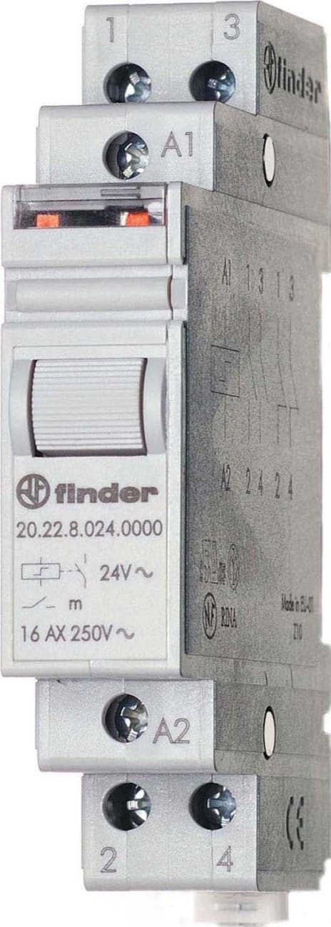 FINDER SPA FIN202290240000 RELE AD IMPULSI 17.5MM 2NO 16A