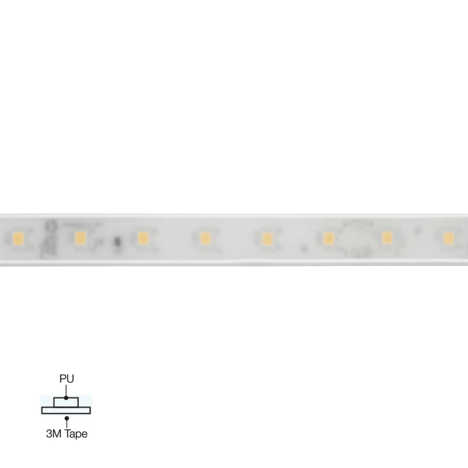 LINEA LIGHT (ILED) - ILDC00123WHMDI PU_C+ HF 5M 24V 70LED/M RA90 2700K