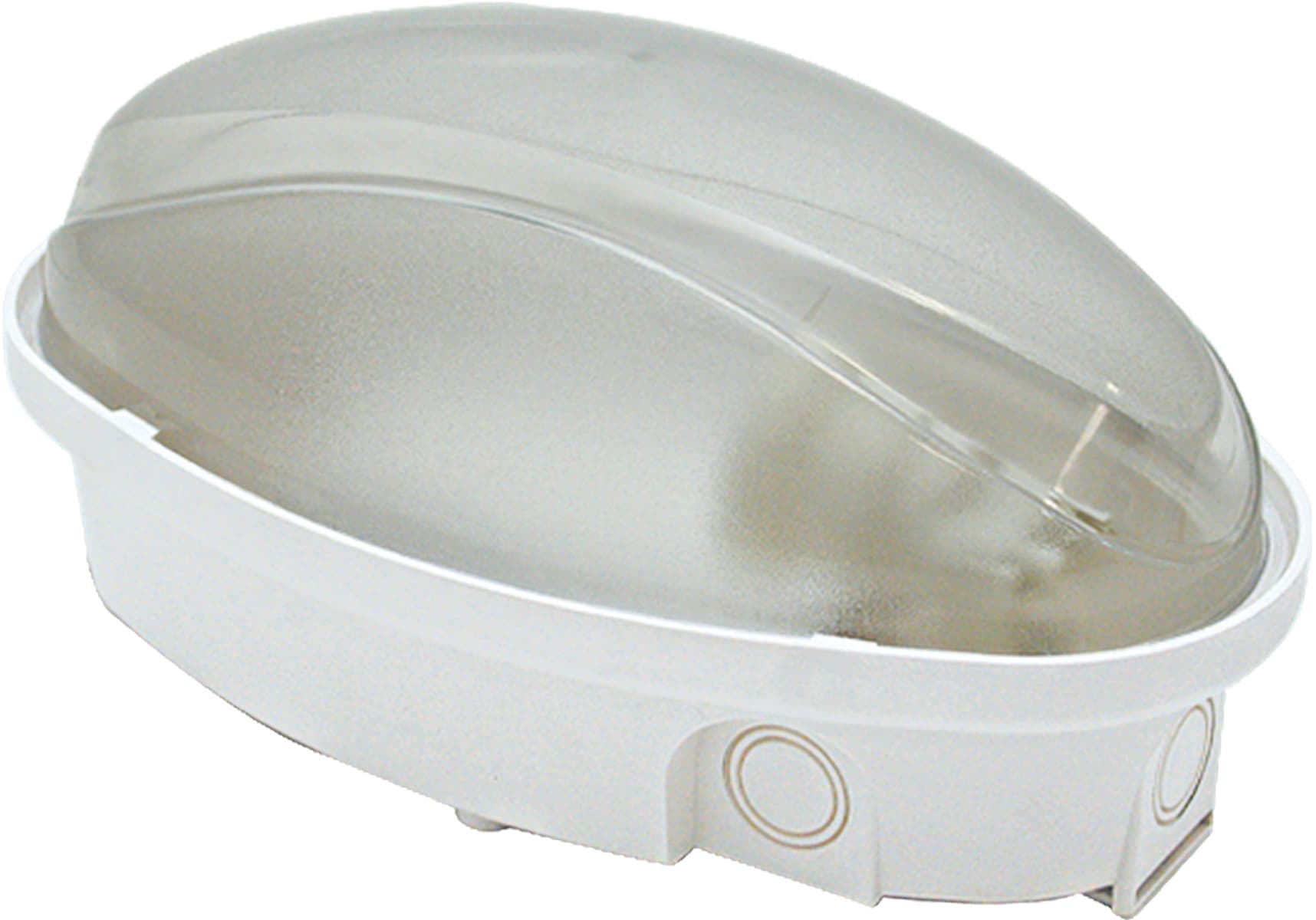 FANTON SRL FME62720 PLAF.MIDI OVALE IP65-60W-E27 BI