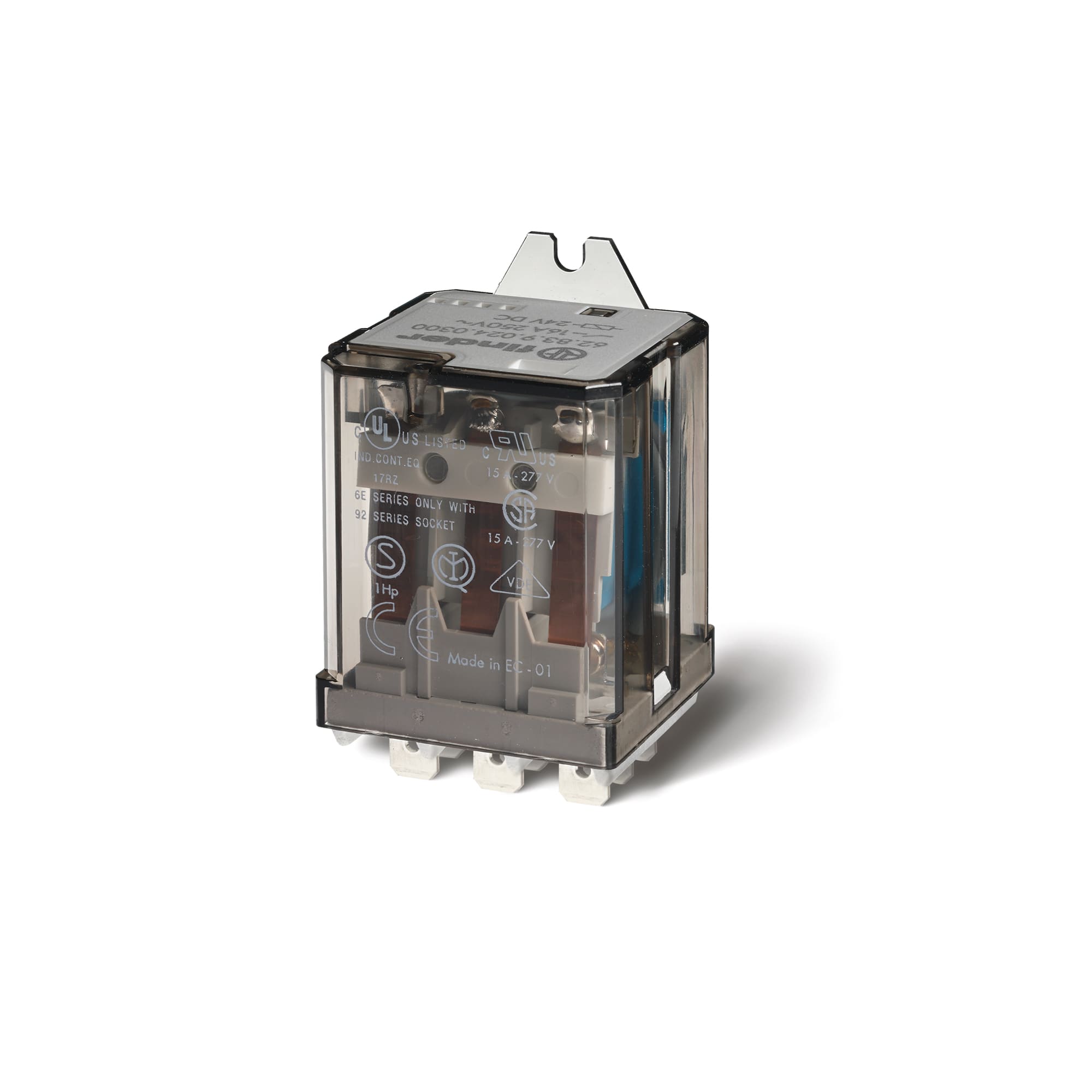 FINDER SPA - FIN628381104300 RELE DI POTENZA 3 CONTATTI 16A FASTON25