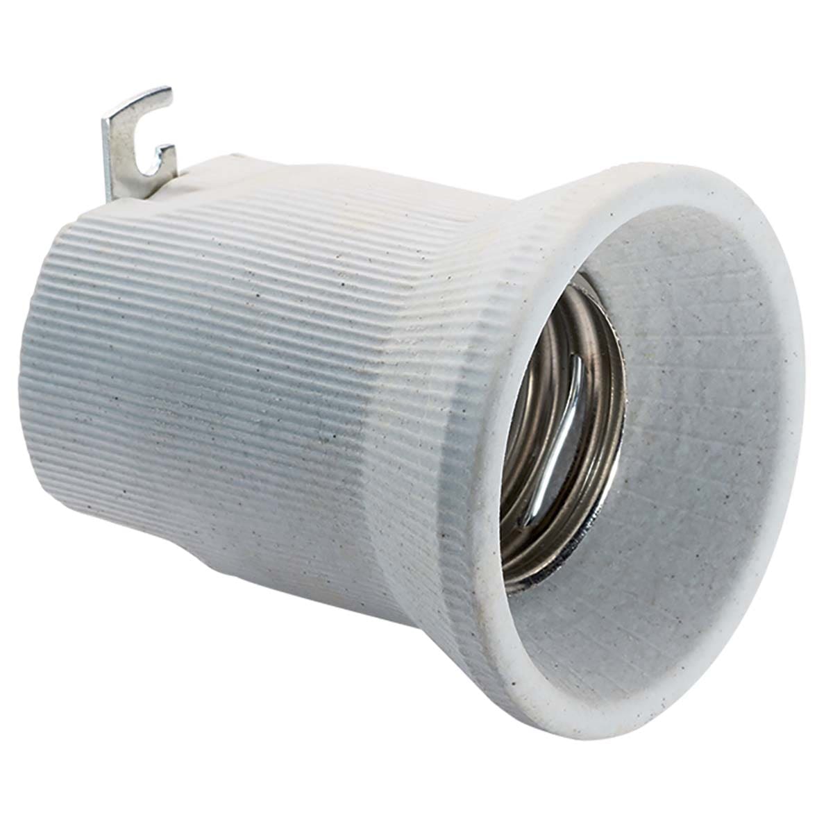 FANTON SRL - FME62835 PORTALAMPADA CERAMICA E40+STAFFA FISS.BI