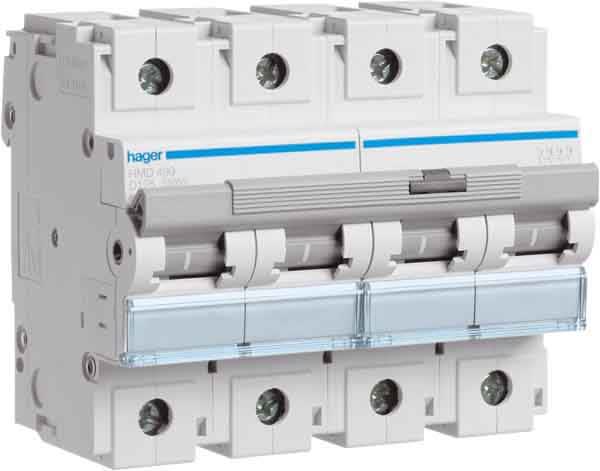 HAGER - HAGHMF490 INTERRUTTORE AUTOMATICO 4P 100A10 KA C 6