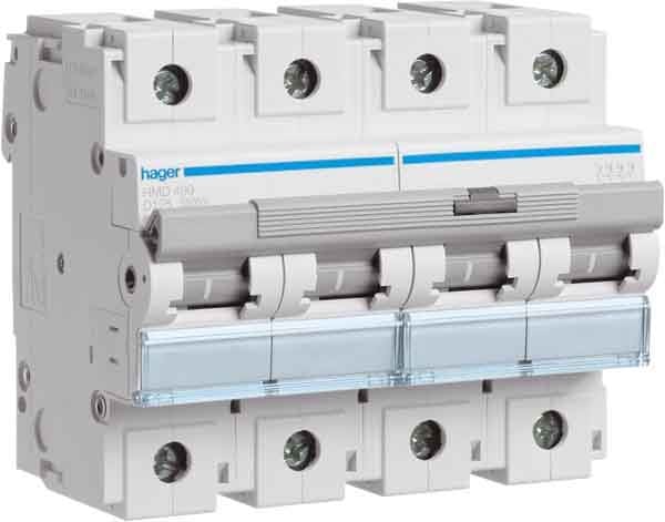 HAGER HAGHMF490 INTERRUTTORE AUTOMATICO 4P 100A10 KA C 6