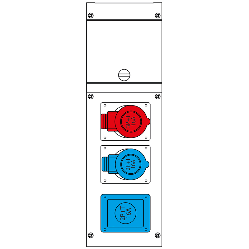 SCAME PARRE SPA - SCA630.3000-744 QUADRO DISTR. PORTATILE BLOCK3