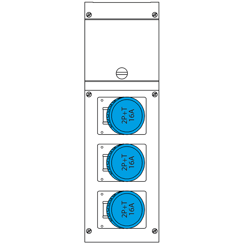 SCAME PARRE SPA SCA630.3506-1057 QUADRO DISTR. PORTATILE BLOCK3