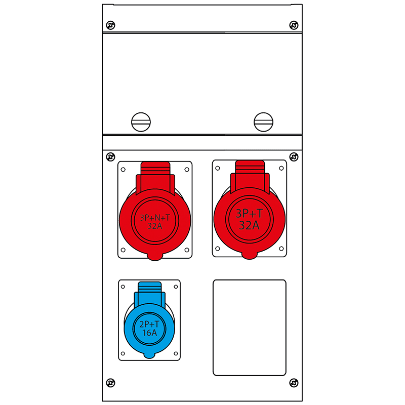 SCAME PARRE SPA SCA630.4006-710 QUADRO DISTR. PORTATILE BLOCK4