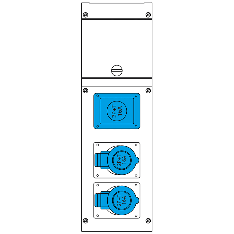 SCAME PARRE SPA - SCA630.3000-401 QUADRO DISTR. PORTATILE BLOCK3