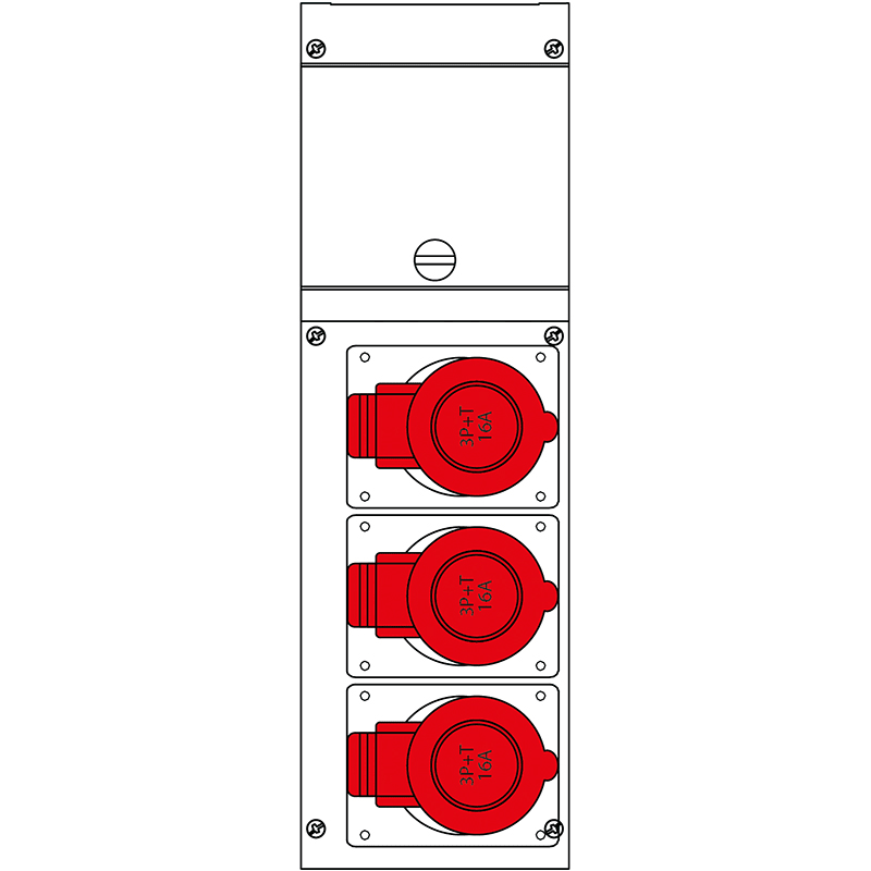 SCAME PARRE SPA - SCA632.3505-063 QUADRO DISTR. DA PARETE BLOCK3