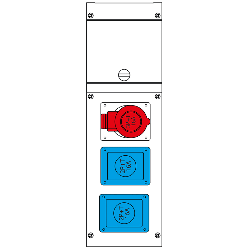 SCAME PARRE SPA SCA632.3000-395 QUADRO DISTR. DA PARETE BLOCK3