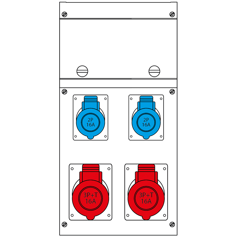 SCAME PARRE SPA - SCA632.4009-016 QUADRO DISTR. DA PARETE BLOCK4