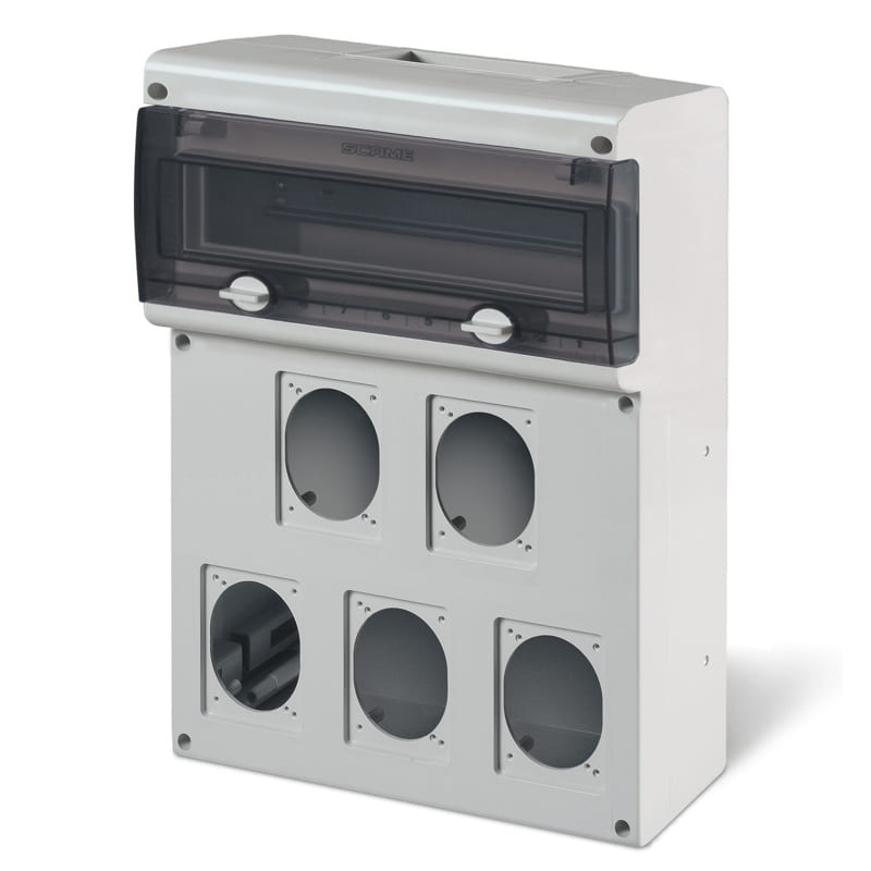 SCAME PARRE SPA SCA632.5500-000 QUADRO VUOTO BLOCK5 C/FORI X 5 PRESE