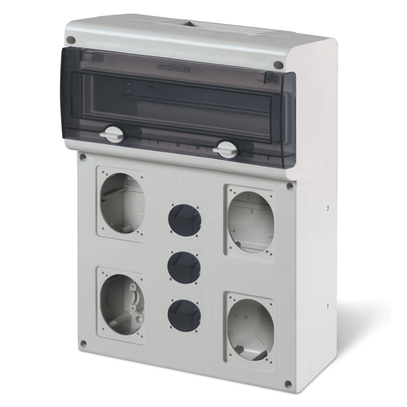 SCAME PARRE SPA - SCA632.5520-000 QUADRO VUOTO BLOCK5 C/FORI X 7 PR.(4+3)