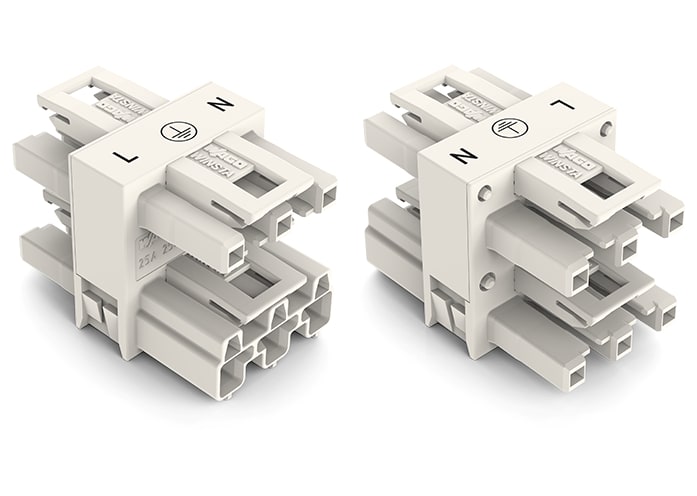 WAGO ITALIA SRL WAG770-657 CONNETTORE DI DISTRIBUZIONE A 3 VIE 3 PO