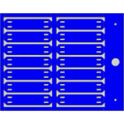 CEMBRE SPA - CEM64162-SBS TARGH.MG-ETF SBS FISS.FASCETTA 13X57 MM BLU