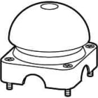 EATON - EAO071810 FAK-R COPERCHIO GRIGIO CON PULSANTE ROSS