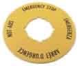 EATON - EAO216467 M22-XAK3 ETICH. ARR. EM. D90 D-GB-NL-F