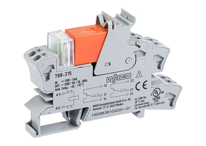 WAGO ITALIA SRL WAG788-315 REL DC 110V, GRIGIO