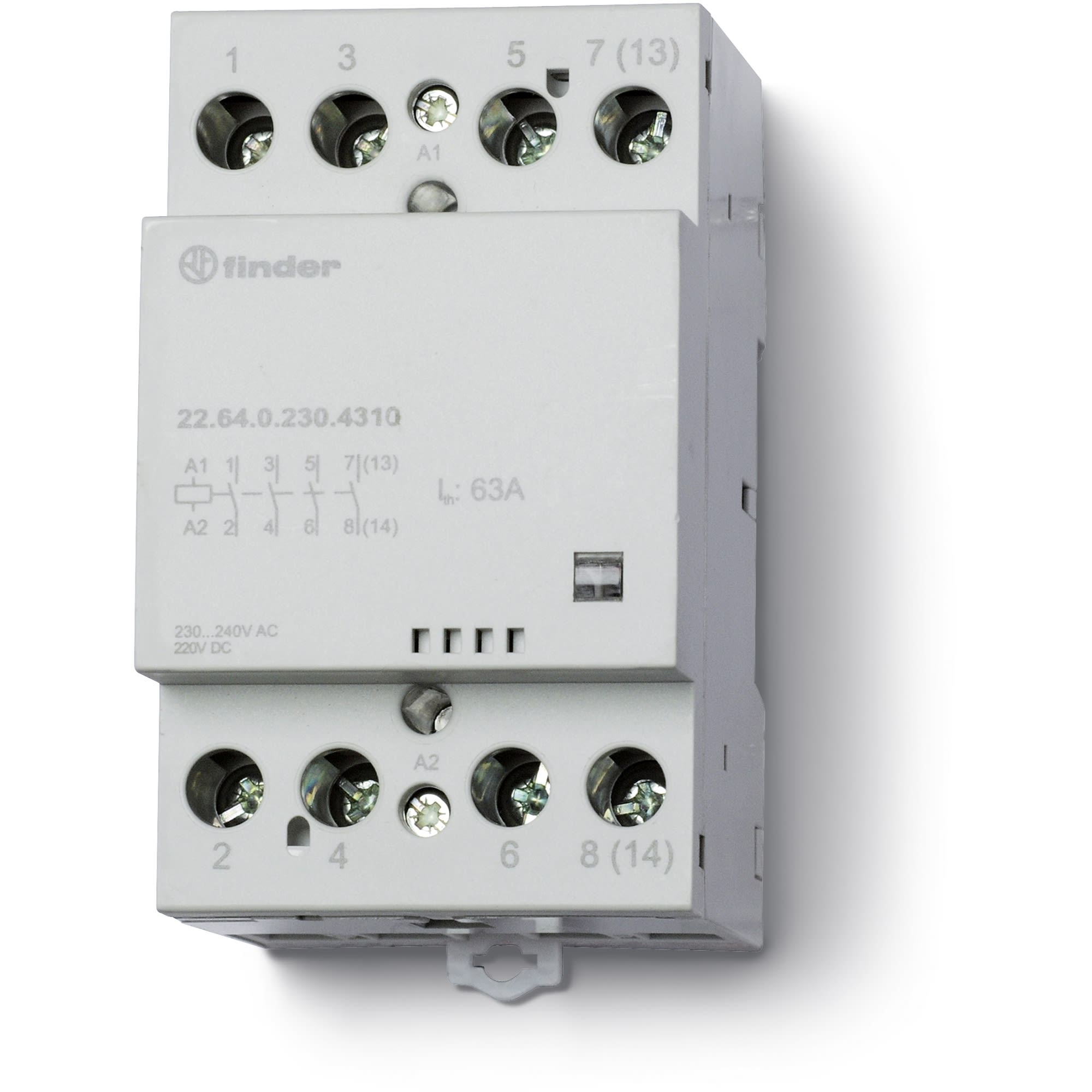 FINDER SPA - FIN226401204717 CONTATTORE 65A 4 CONTATTI 52MM
