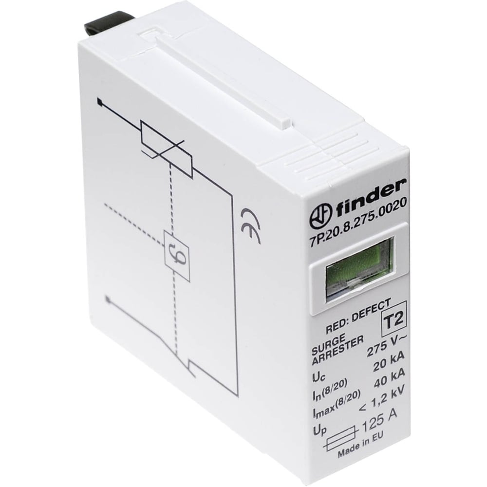 FINDER SPA FIN7P2080750015 CARTUCCIA VARISTORE 75VAC 15KA