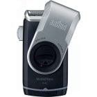 BRAUN BRA649946 Rasierer Pocket Batterie silber-schwarz
