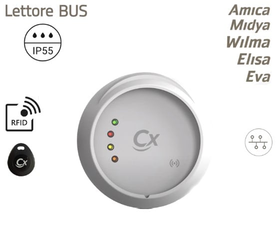 COMBIVOX SRL - CMB65.914 EXTRO LETTORE RFID DI PROSSIMITA OUTDOOR
