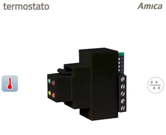 COMBIVOX SRL - CMB65.963 MODULO TERMOSTATO NERO
